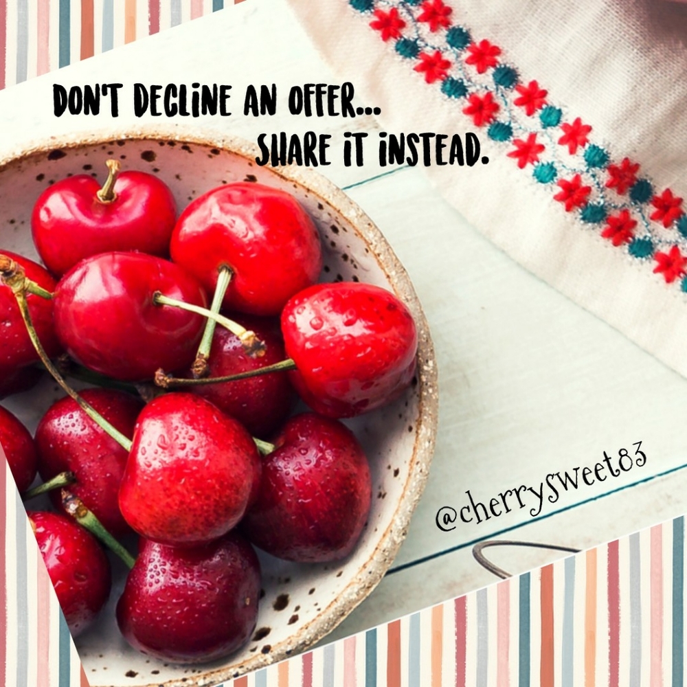 Share instead!!